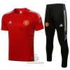 Manchester United Champions League Maglia da Allenamento 2022-23 Bianca Rossa per Uomo